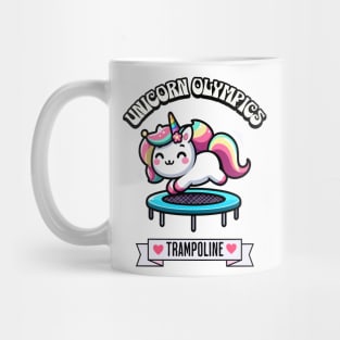 Trampoline Unicorn Olympics 🦄 - Bounce into Cuteness! Mug